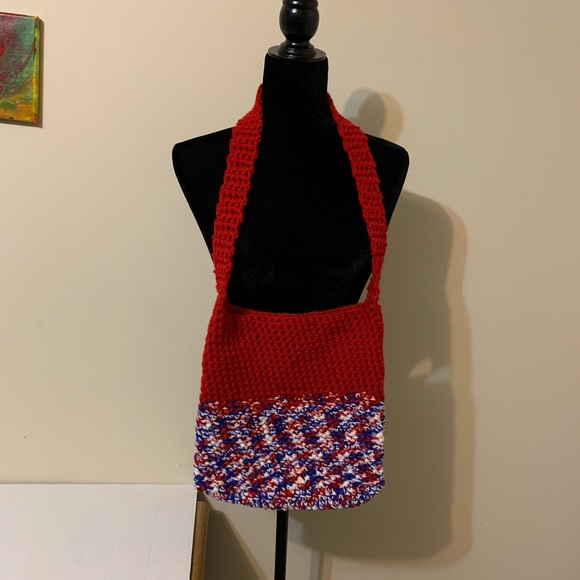 Shoulder Bag Handmade Crocheted - Picture 10 of 14